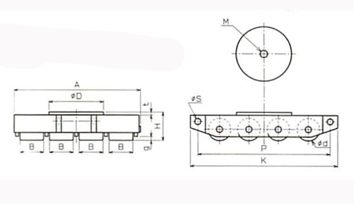 TIRROLLER WS型直行搬運小坦克圖表 TIRROLLER WS型直行搬運小坦克圖表
